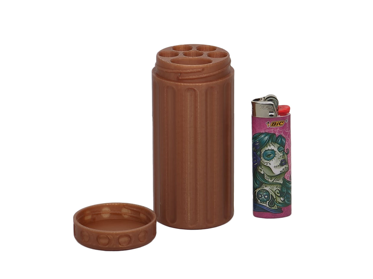 StashMate 5 - Joint Jar with Bic Lighter Storage