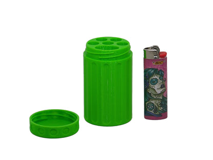 StashMate 5 - Joint Jar with Bic Lighter Storage