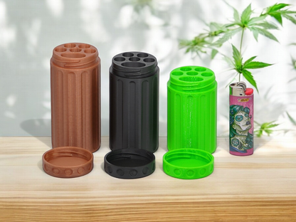 StashMate 5 - Joint Jar with Bic Lighter Storage